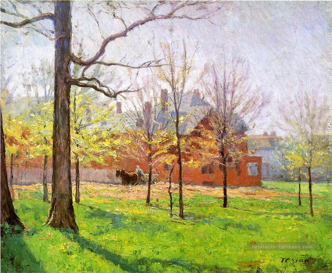 Talbott Place Impressionniste Indiana Paysages Théodore Clement Steele Peintures à l'huile